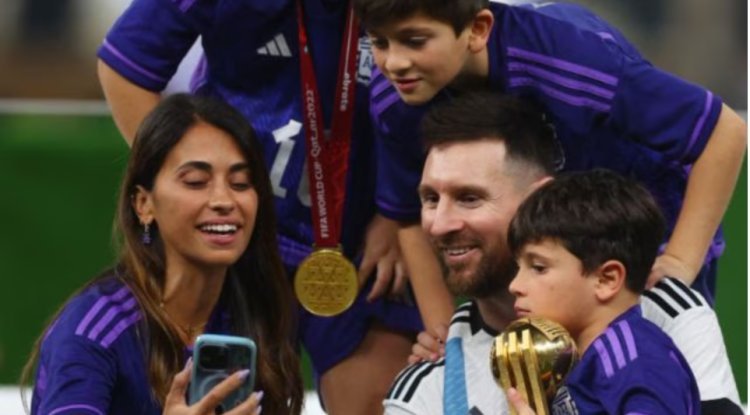 Lionel Messi, who is extremely competitive, admits he finds it difficult to let his kids win.