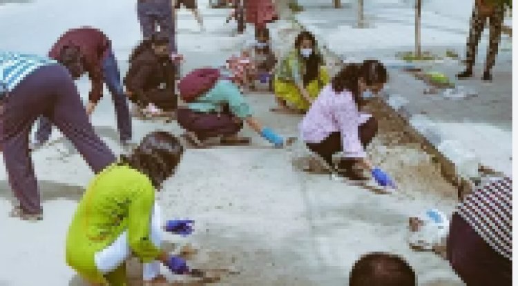 Bengaluru Citizens Clean Up Idle Road Following Civic Body's Silence