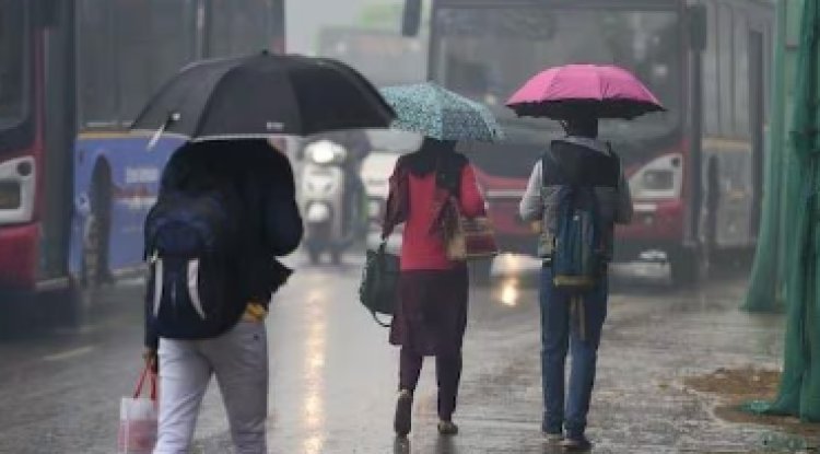 Parts of Delhi-NCR have had heavy rain, providing relief from the intense temperatures.