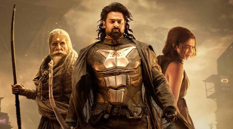 "Prabhas' 'Kalki 2898 AD' earns Rs 180 crore on Day 1, becoming the third-largest opener ever and surpassing 'KGF 2'."