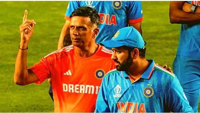 Rahul Dravid, the head coach, was persuaded to continue past the T20 World Cup, according to Rohit Sharma. "It's been quite successful."