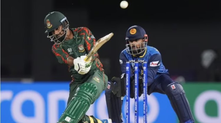 T20 World Cup: Bangladesh wins a thrilling match in Dallas over Sri Lanka by two wickets.