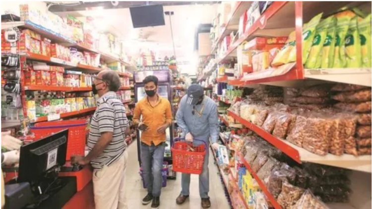 consumption expenditure survey 2022–2023: households' biggest spending was on processed foods; the highest spending was on milk in Rajasthan and Kerala, and meats in Haryana.