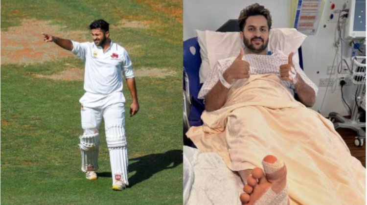 India's Shardul Thakur, a pacer, had successful foot surgery in London.