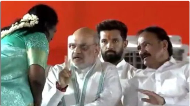 A BJP dispute in Tamil Nadu is sparked by a video of Shah and Tamilsai interacting.