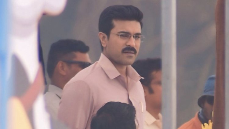 Ram Charan: Ram Charan spotted at Visakhapatnam airport The rush of fans is not normal..!
