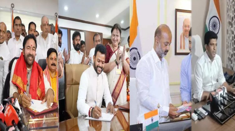 Union Minister: Telugu Union Ministers who took charge What's the first signature?