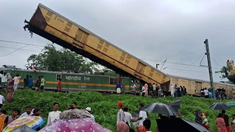 Train operations at the crash site of Kanchanjunga resume after more than 20 hours.
