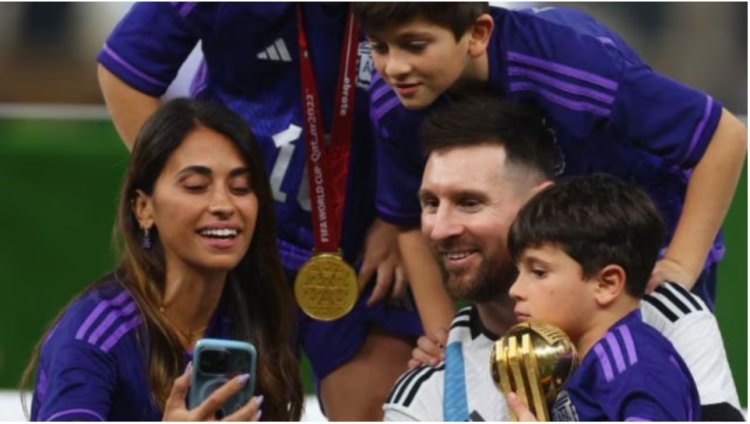 Lionel Messi, who is extremely competitive, admits he finds it difficult to let his kids win.