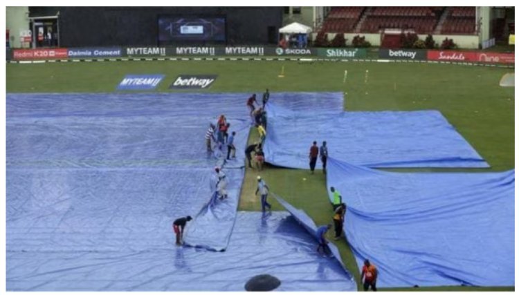 Weather update: South Africa and India advance if semis are canceled.