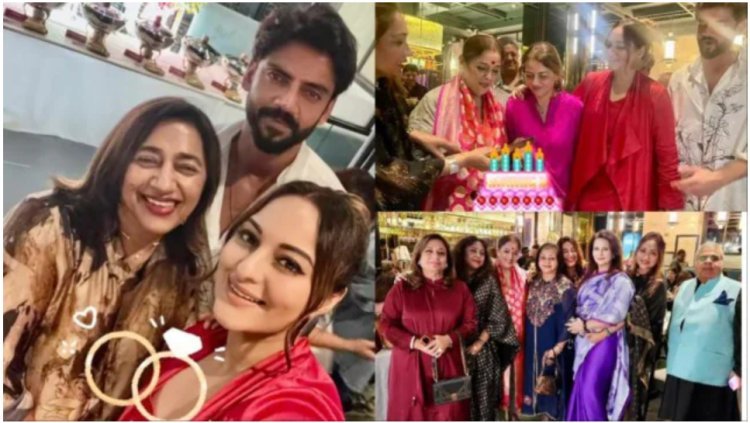 First public appearance together following marriage for Sonakshi Sinha and Zaheer Iqbal