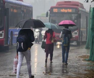 Parts of Delhi-NCR have had heavy rain, providing relief from the intense temperatures.