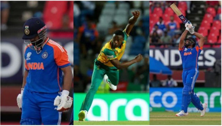 T20 World Cup Final Stats: Rabada vs. Rohit and Rishabh Pant's dismal track record against South Africa are crucial