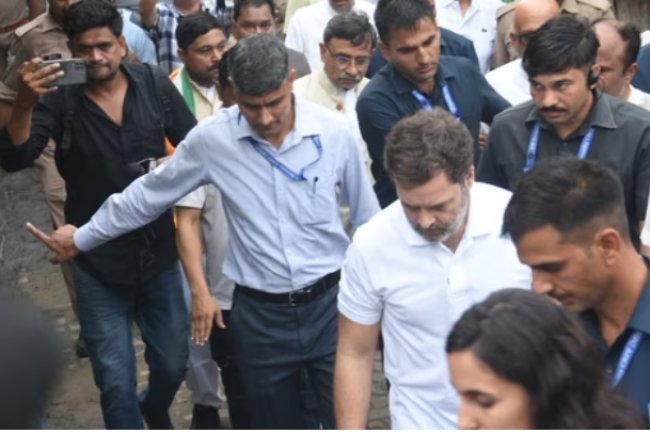 Rahul Gandhi criticizes "deficits" in the Hathras stampede case after meeting the relatives of the victims