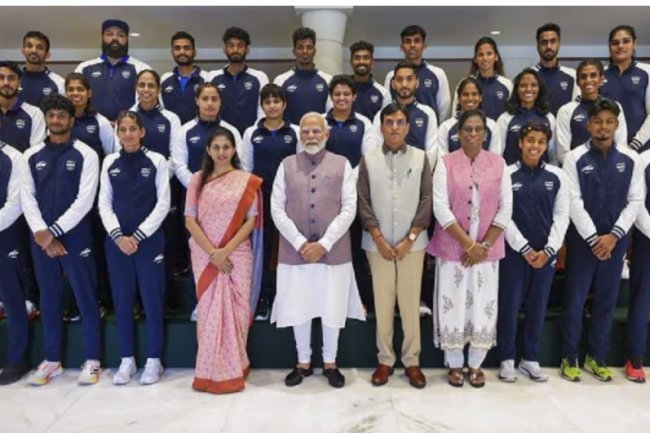 "PM Modi: Athletes, share thoughts on Paris, aiming for 2036"