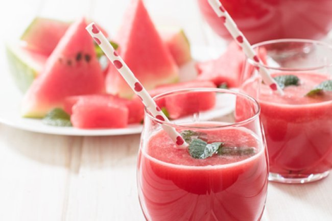 In summer, what would happen to your body if you drank watermelon juice every day?