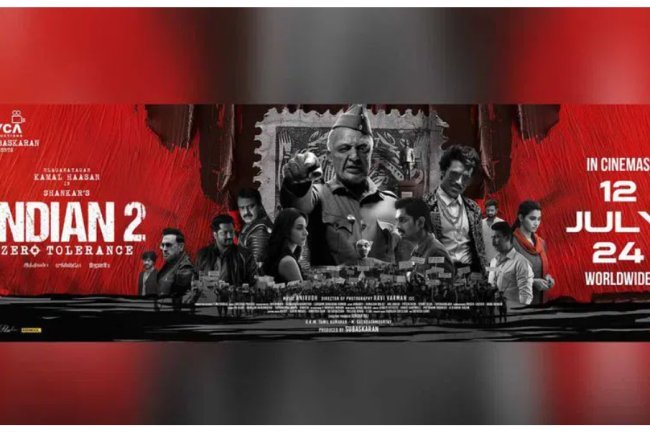 "Indian 2," starring Kamal Haasan, brings large numbers to theaters.
