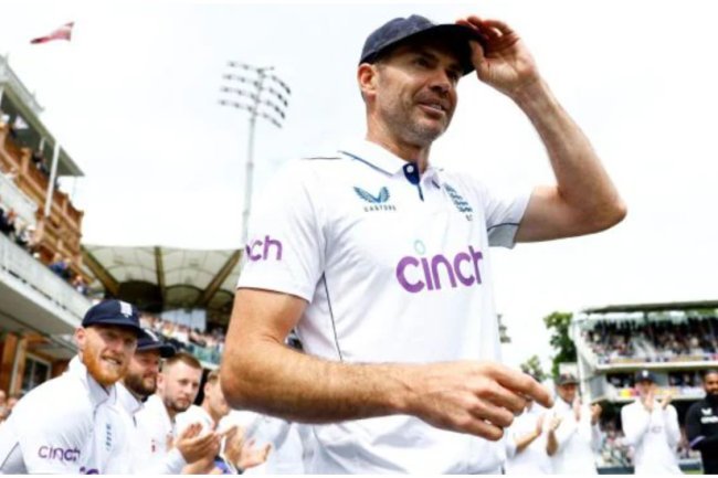 Which five of James Anderson's Test career statistics are unique?