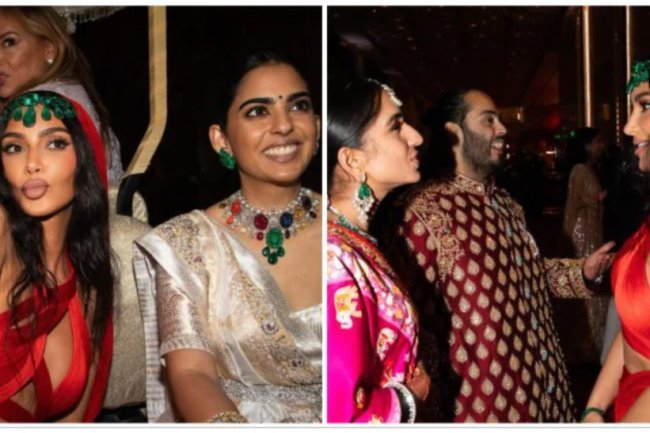 Kim Kardashian: "My heart belongs to India."