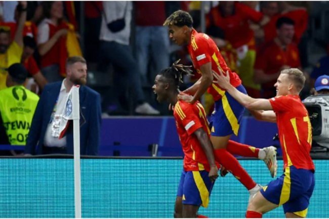 Spain breaks through the race barrier with the victories in the Euro, Yamal, and Williams.