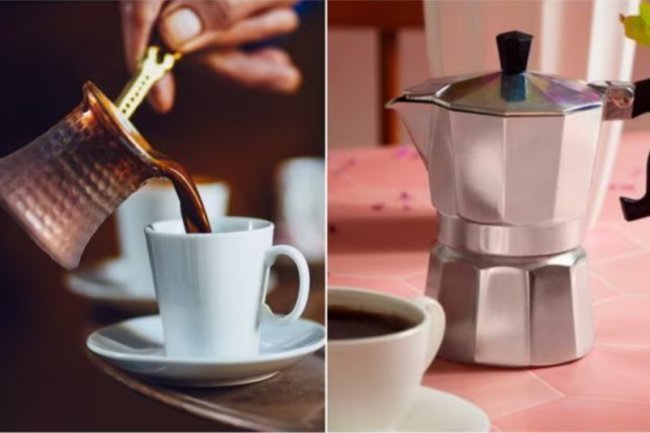 What distinguishes Turkish coffee from Italian coffee, and which is healthier?