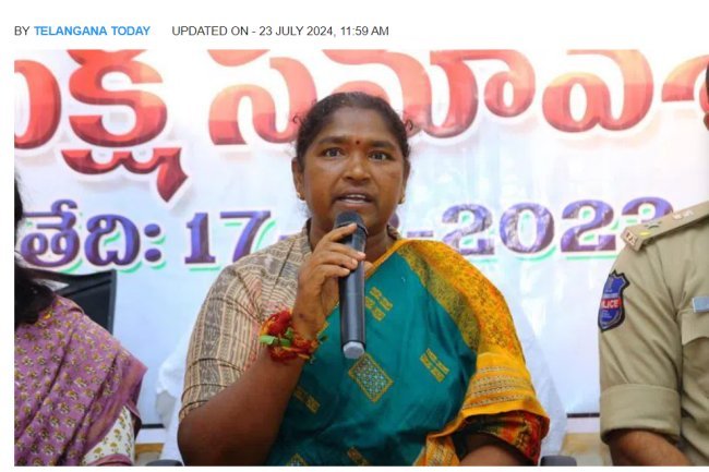 TS Minister Seethakka disputes Smitha Sabharwal's remarks on disability quota