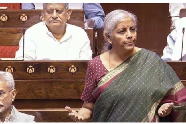 Kharge and Sitharaman clash over budget in Rajya Sabha.