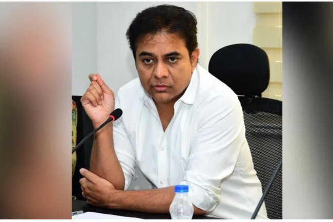 "KTR slams Congress for poor trash management in Hyderabad."