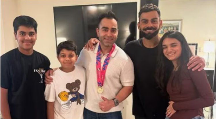 When Virat Kohli returns with the T20 trophy to his family in India, Anushka Sharma is overcome with emotion.