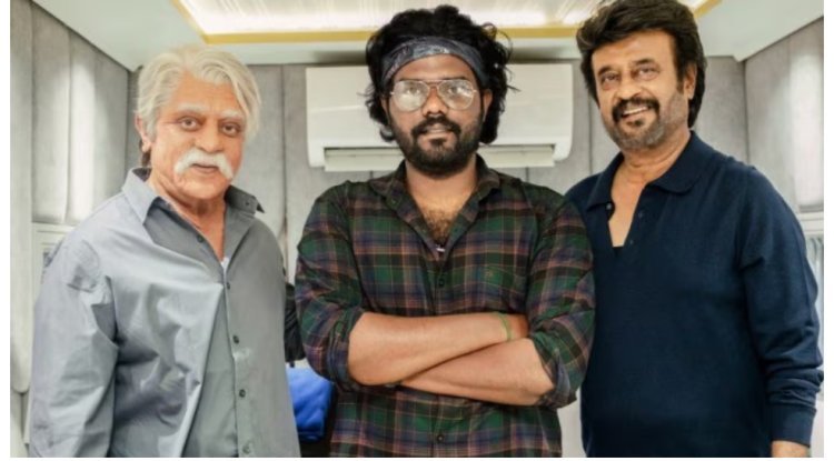 Rare photo: Kamal Haasan's Senapathy and Rajinikanth's Vettaiyan together