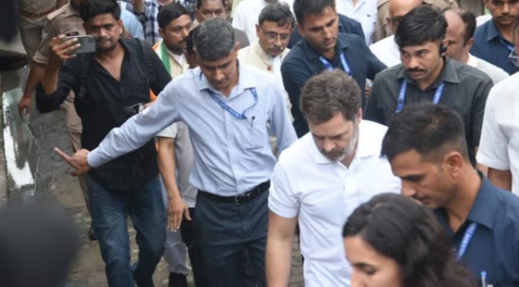 Rahul Gandhi criticizes "deficits" in the Hathras stampede case after meeting the relatives of the victims