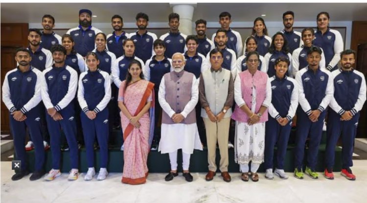 "PM Modi: Athletes, share thoughts on Paris, aiming for 2036"