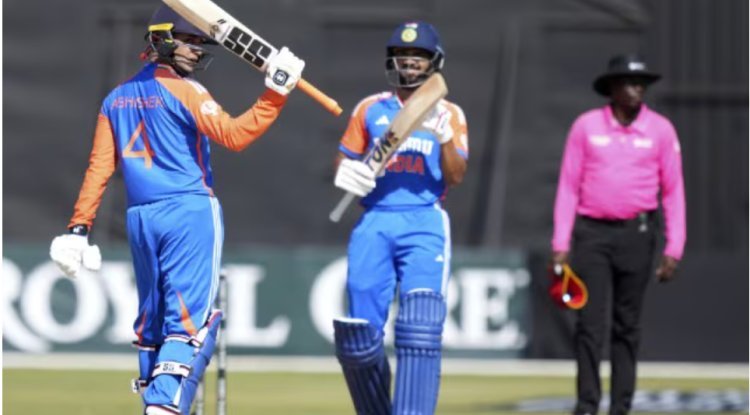 IND against ZIM: Abhishek Sharma's improved off-side play is what really sticks out in his statement century.