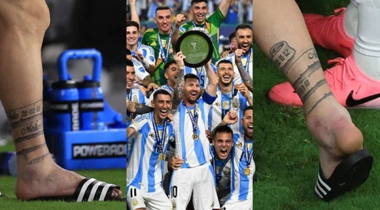 Following a bizarre injury during the Copa America final, pictures of Lionel Messi's "destroyed" ankle go viral.
