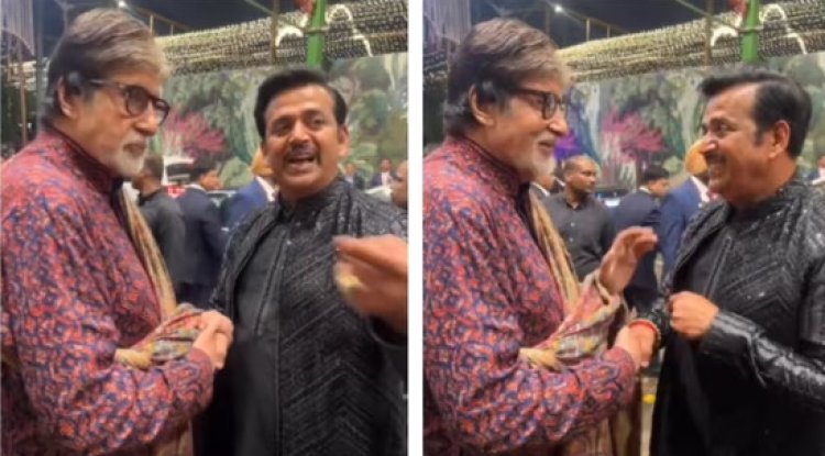 Regarding Kalki 2898 AD and Laapataa Ladies, Amitabh Bachchan and Ravi Kishan commend each other as "Megastars of the century."