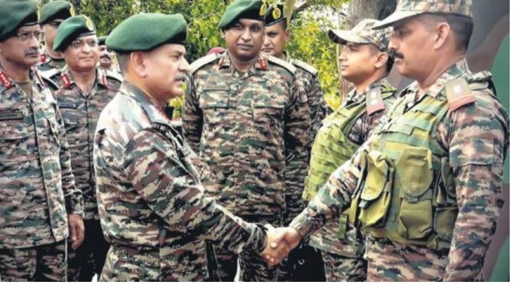 The Army Chief is scheduled to visit Jammu today to assess the security situation amid an increase in terror strikes.