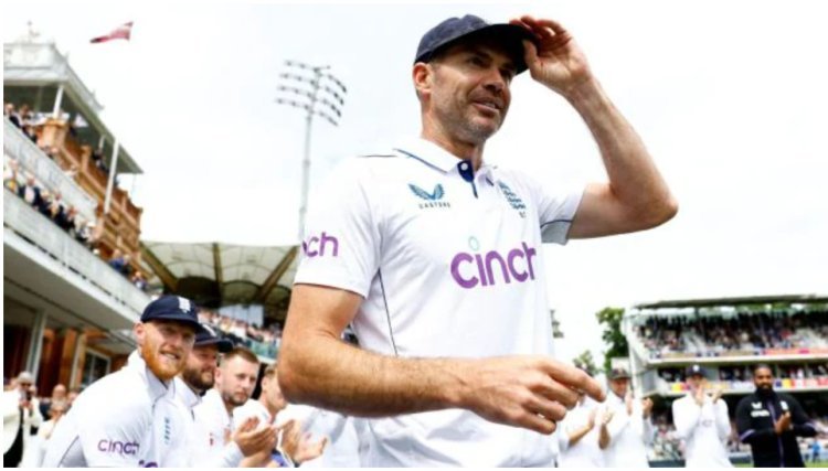 Which five of James Anderson's Test career statistics are unique?