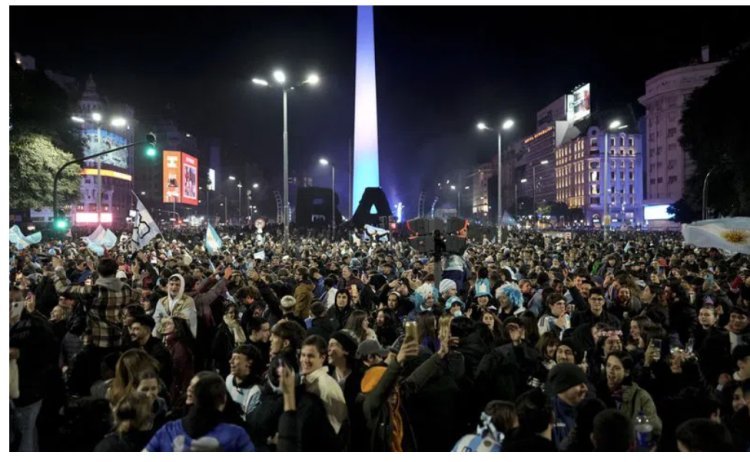 Argentina supporters find solace in the Copa America victory despite the economic downturn.