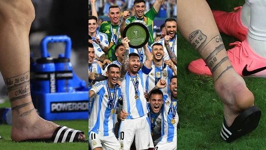 Following a bizarre injury during the Copa America final, pictures of Lionel Messi's "destroyed" ankle go viral.