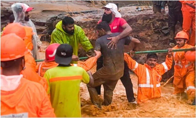 225 Army soldiers were sent to Wayanad to assist with rescue efforts.