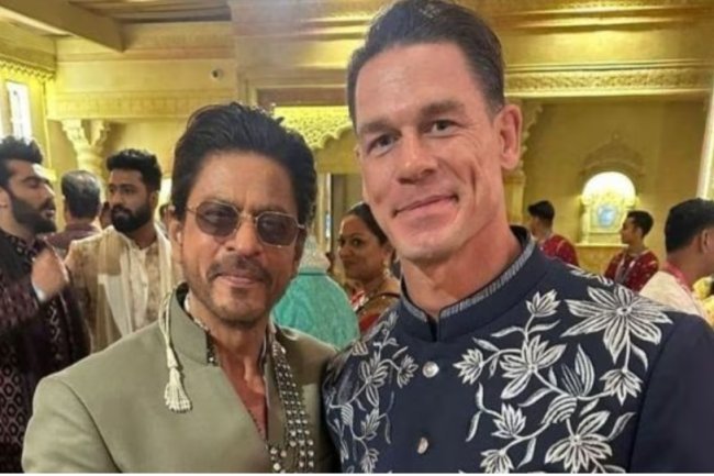 Shah Rukh Khan's words, according to John Cena, altered his life.