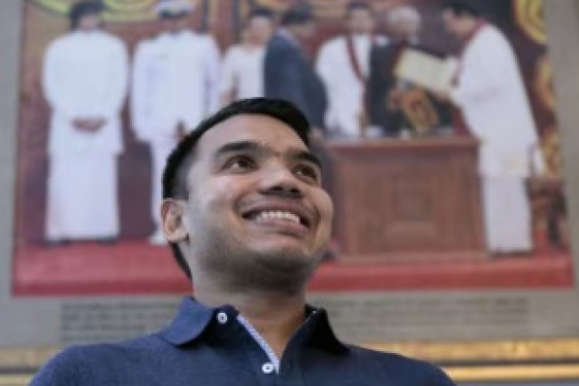 The announcement of Namal Rajapaksa as a presidential candidate for Sri Lanka