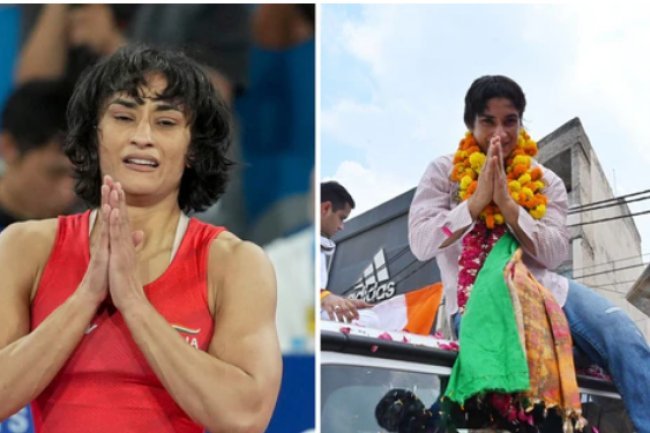 "Vinesh Phogat the Legend": India greets wrestler upon her return home following the dismissal of her CAS petition