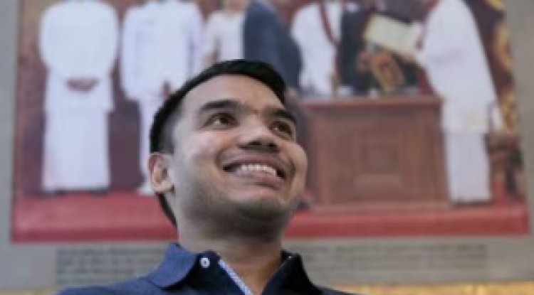 The announcement of Namal Rajapaksa as a presidential candidate for Sri Lanka