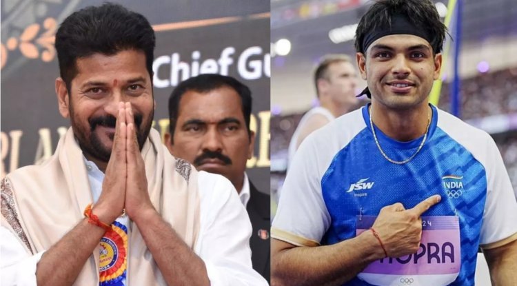 Pride of nation: CM Revanth Reddy congratulates Neeraj Chopra on his silver medal at the Olympics
