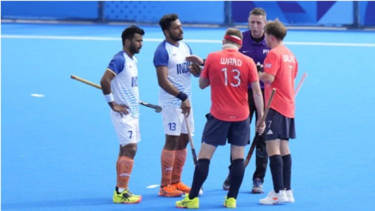 Hockey India is upset with Great Britain's goalkeeper for using video during their match.