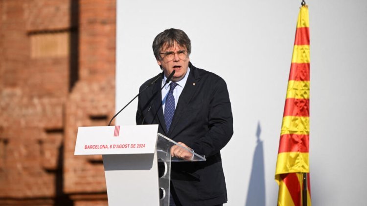 Carles Puigdemont, a former Catalan leader in exile, has returned to Belgium