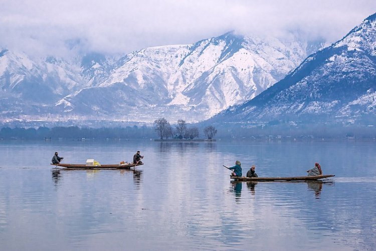 One polling station in Jammu and Kashmir is on the Line of Control, while another is floating on Dal Lake.