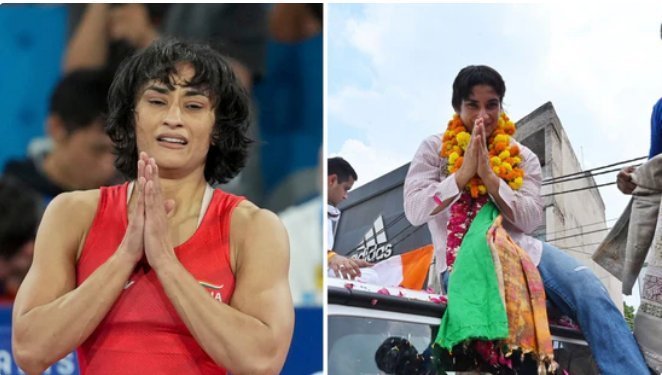 "Vinesh Phogat the Legend": India greets wrestler upon her return home following the dismissal of her CAS petition